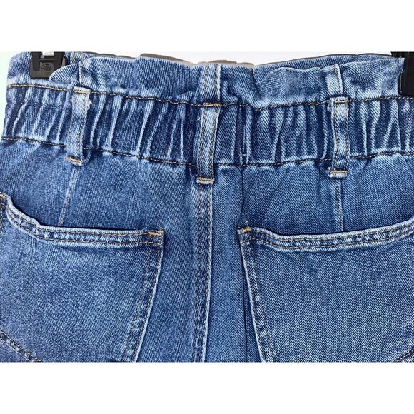 PacSun Womens Denim high waisted jean Shorts Sz 0  25 Elastic Stretch Waist - Picture 5 of 9